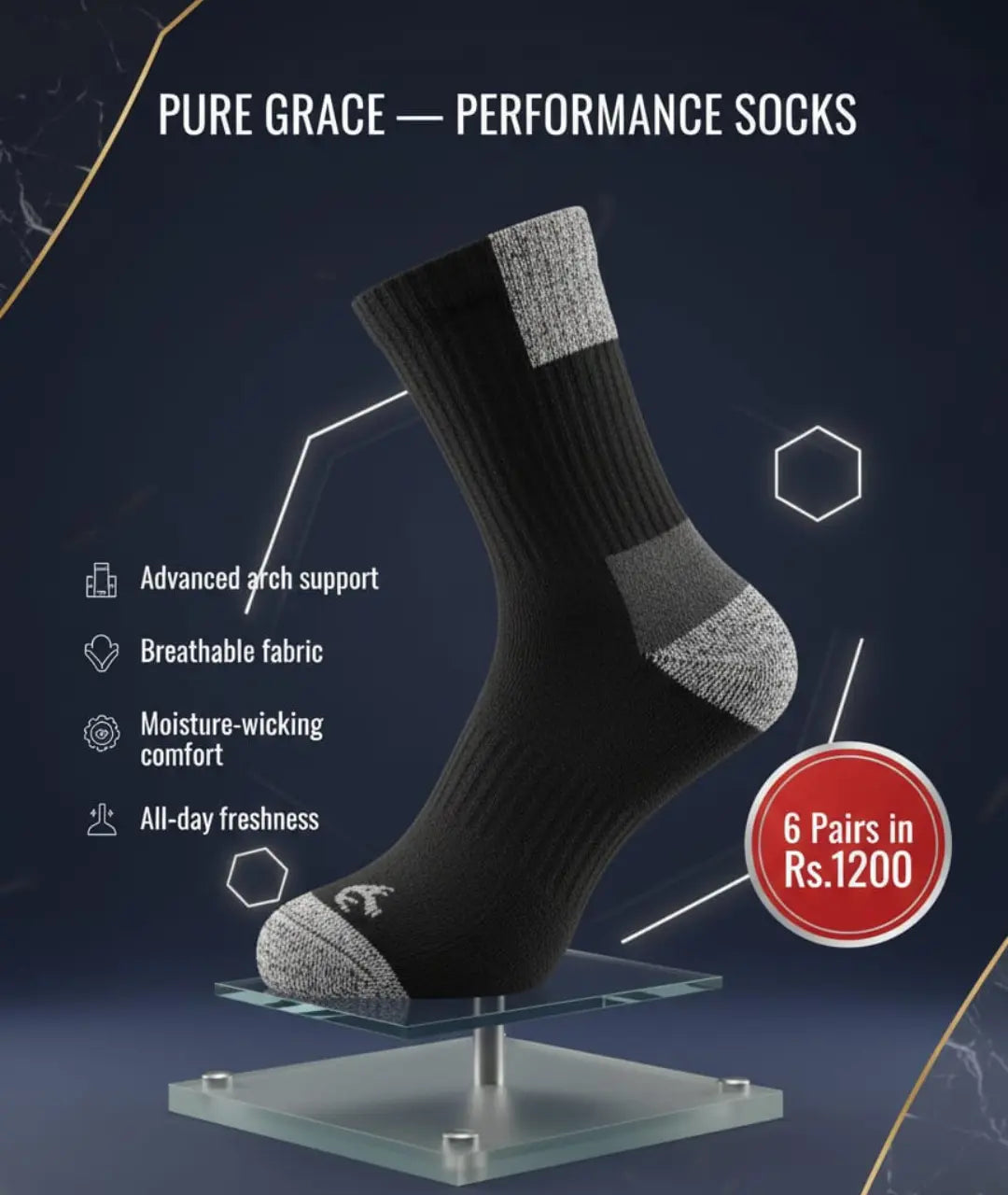 Best Winter Socks  (6-Pair Pack)