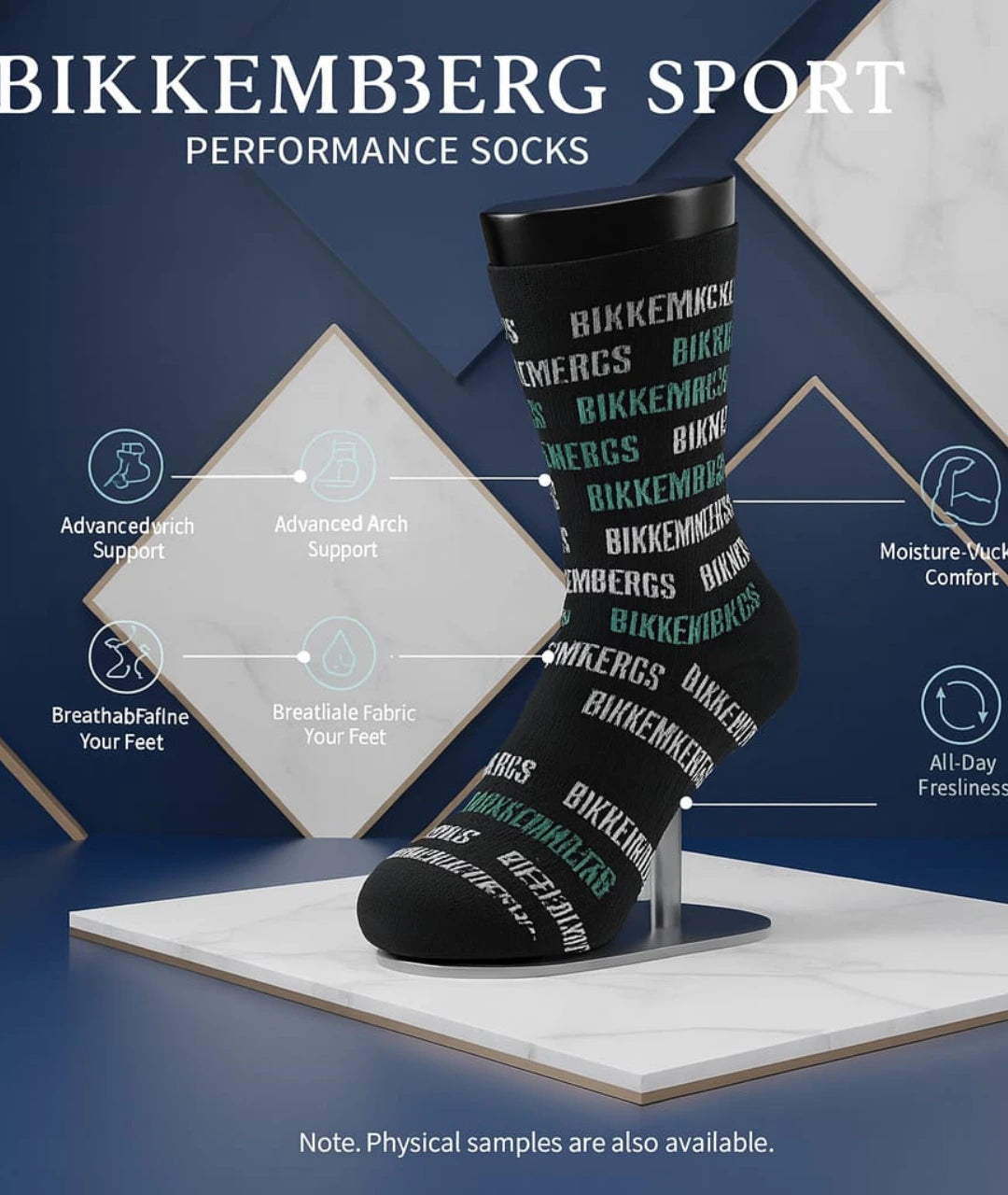 Bikkem Crew Socks (6-Pair Pack)