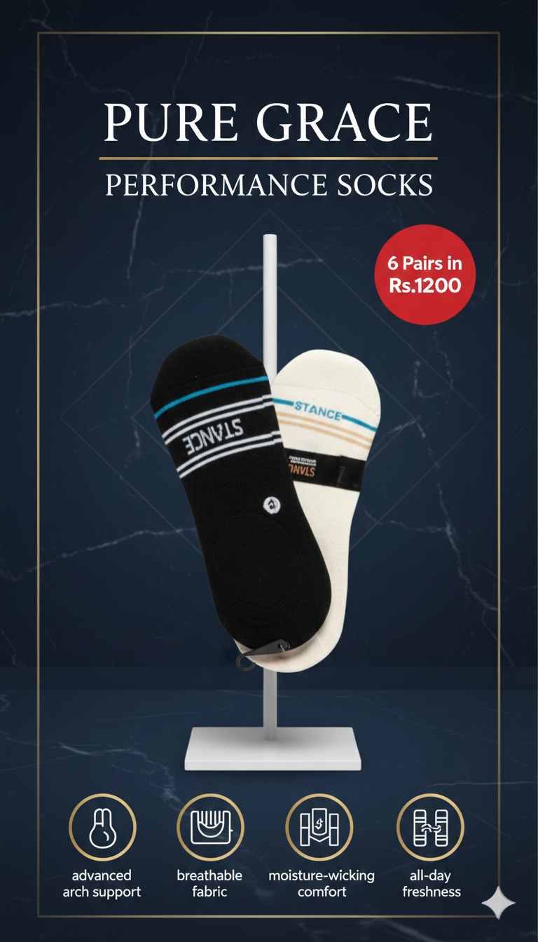 Ultra Soft Stance Socks (6-Pair Pack)